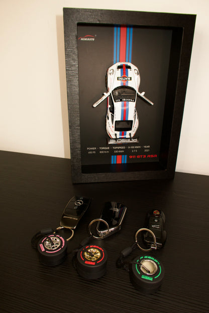 Racing Wheel Keychain